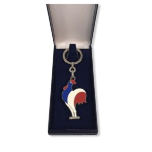 Porte-clés Coq Français émaillé PC002